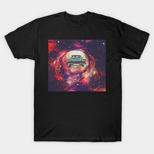 Spacial trip collage art T-Shirt by CollageSoul